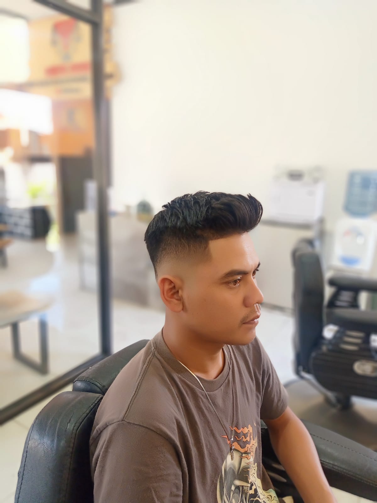 Hasil Potongan Samping